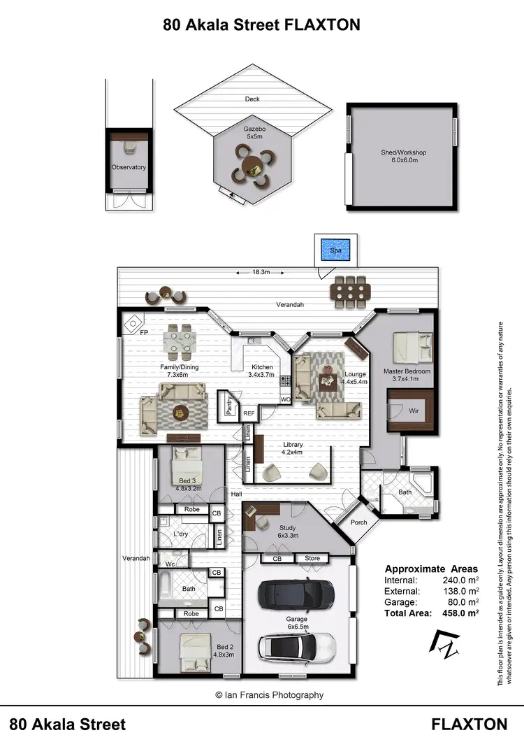 Floorplan of Homely house listing, 80 Akala St, Flaxton QLD 4560