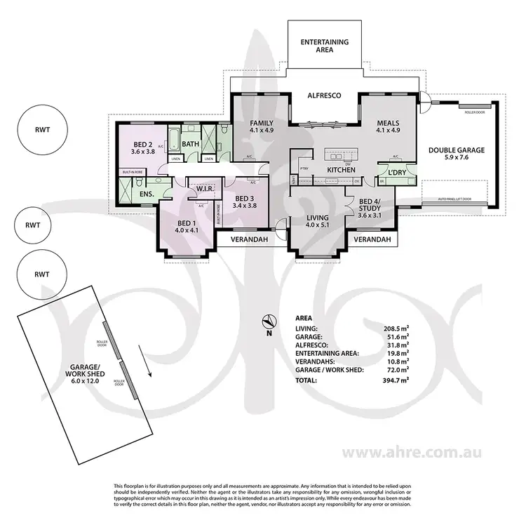 Floorplan of Homely house listing, 6/19A Davis Rd, Macclesfield SA 5153