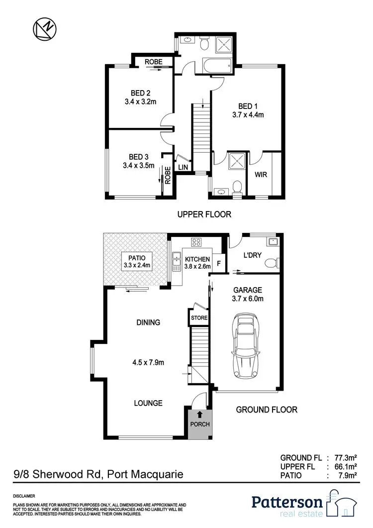 Floorplan of Homely townhouse listing, 9/8 Sherwood Rd, Port Macquarie NSW 2444
