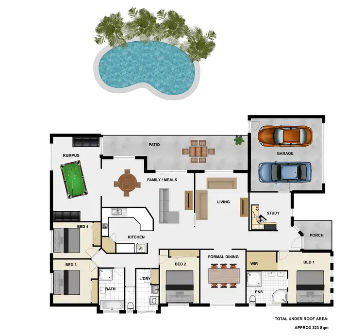 Floorplan of Homely house listing, 35 Carnarvon Cres, Waterford QLD 4133