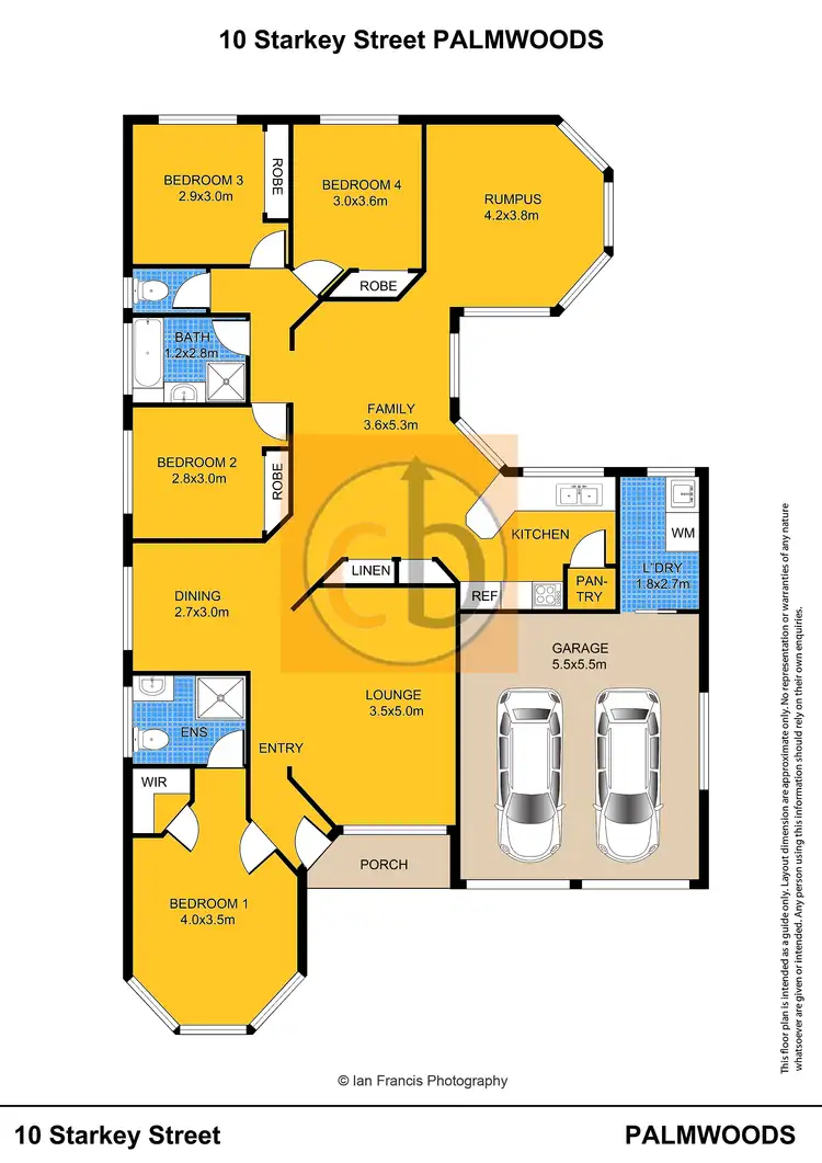 Floorplan of Homely house listing, 10 Starkey St, Palmwoods QLD 4555