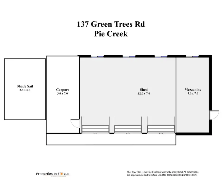 Floorplan of Homely land listing, 137 Green Trees Rd, Pie Creek QLD 4570