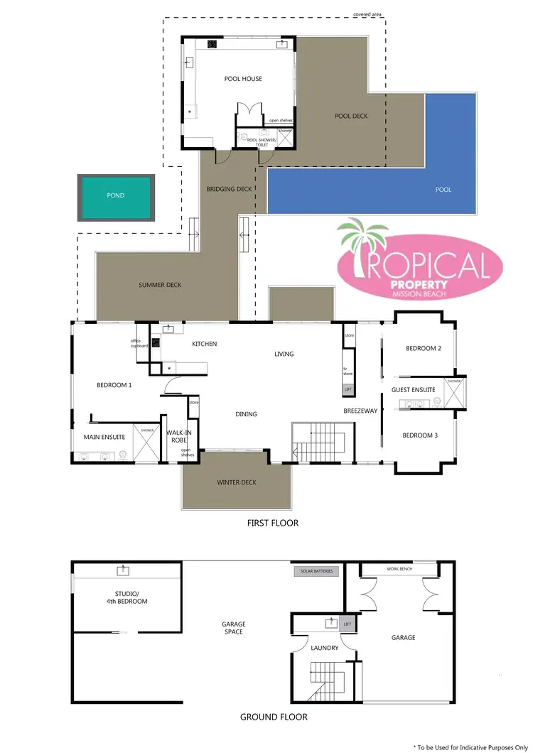 Floorplan of Homely house listing, 50 Rockingham Cl, Wongaling Beach QLD 4852