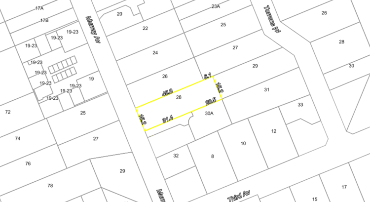 Floorplan of Homely land listing, 28 Murray Ave, Klemzig SA 5087