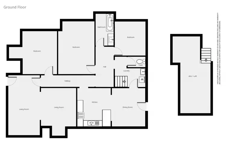 Floorplan of Homely house listing, 40 Darlington Rd, Stawell VIC 3380