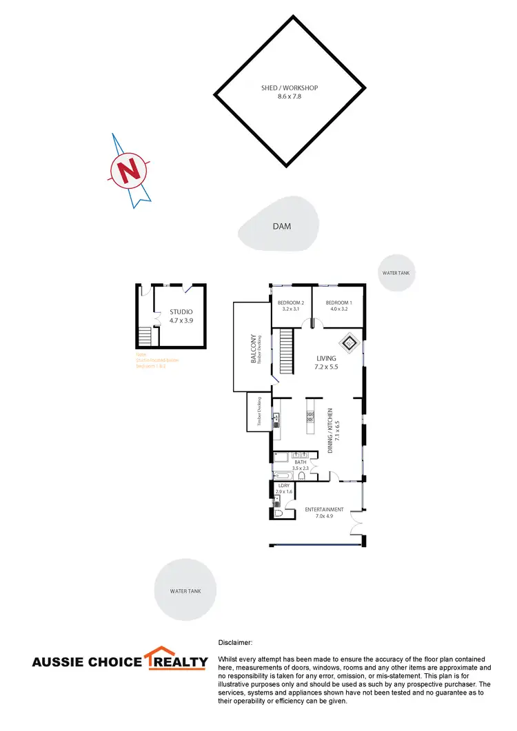 Floorplan of Homely rural property listing, 21 Barina Drive, Colo Heights NSW 2756