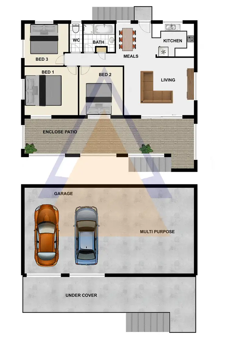 Floorplan of Homely house listing, 8 Anthony St, Kingston QLD 4114