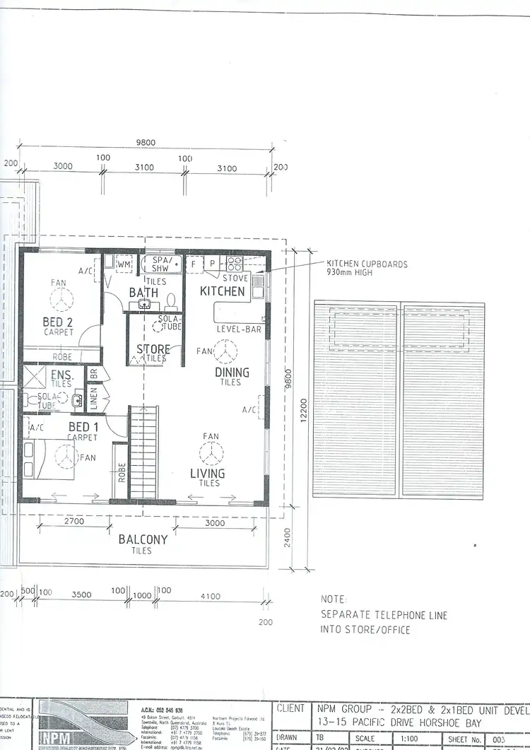 Floorplan of Homely house listing, 4-6/13-15 Pacific Drive 'Sails On Horseshoe', Horseshoe Bay QLD 4819