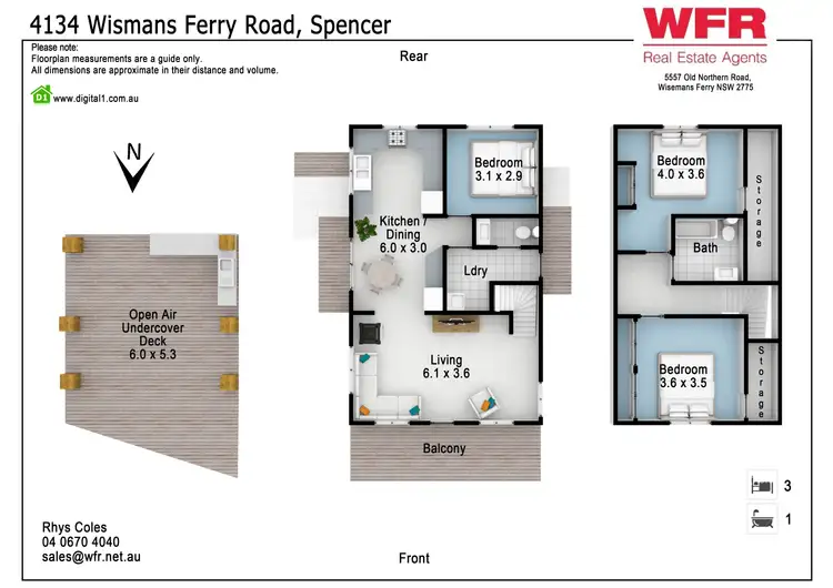 Floorplan of Homely house listing, 4134 Wisemans Ferry Rd, Spencer NSW 2775