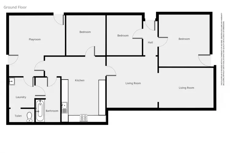 Floorplan of Homely house listing, 3 Colquhoun St, Stawell VIC 3380