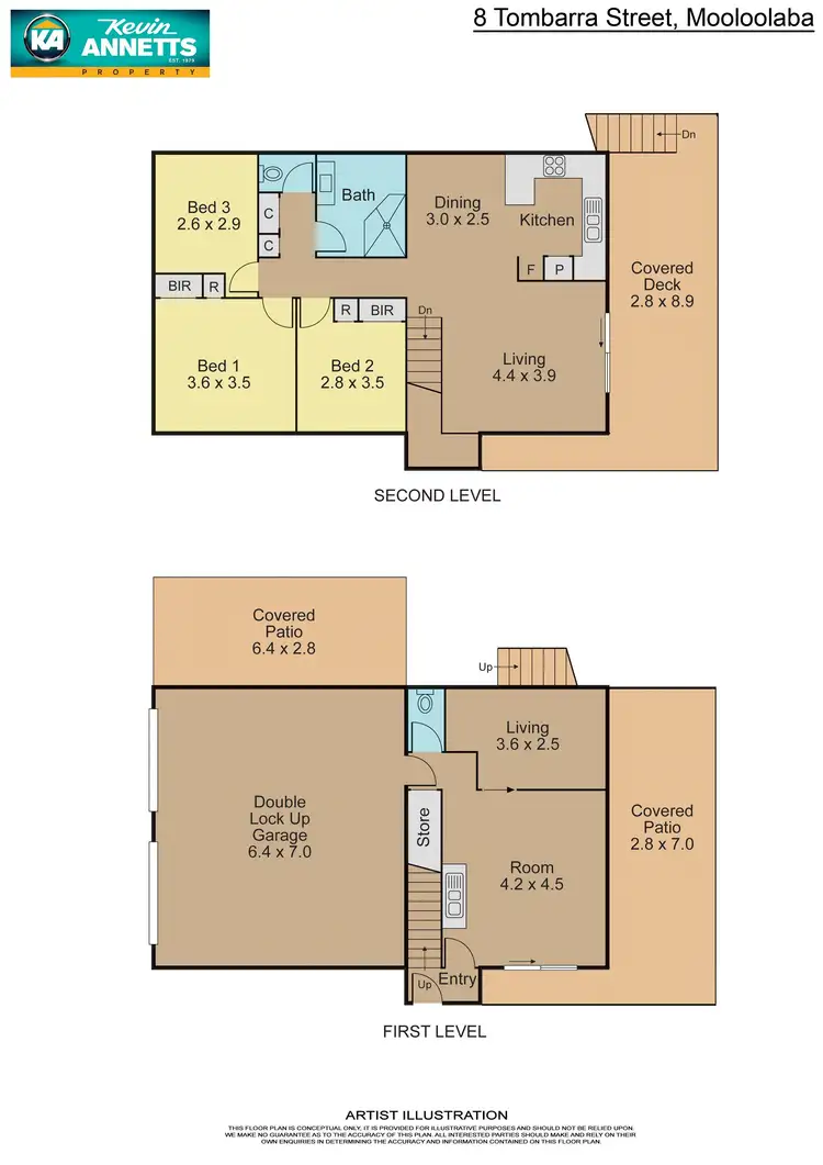 Floorplan of Homely house listing, 8 Tombarra Street, Mooloolaba QLD 4557