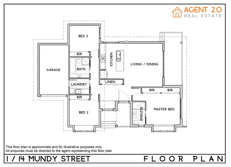 Floorplan of Homely house listing, 1/14 Mundy Street, Goulburn NSW 2580