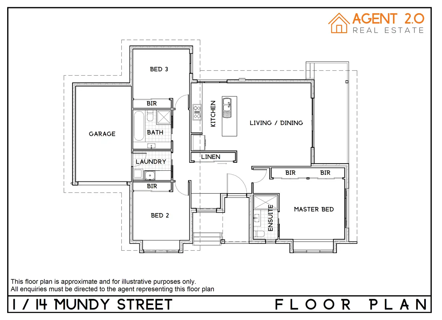 Floorplan of Homely house listing, 1/14 Mundy Street, Goulburn NSW 2580