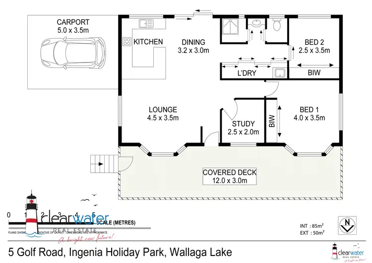 Floorplan of Homely villa listing, 5/Golf Road, Ingenia Holiday Park, Wallaga Lake NSW 2546