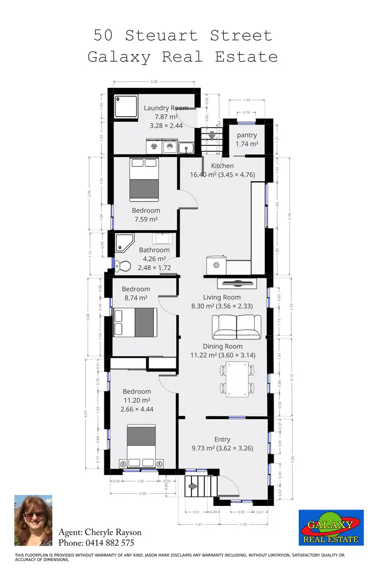 Floorplan of Homely house listing, 50 Steuart St, Bundaberg North QLD 4670