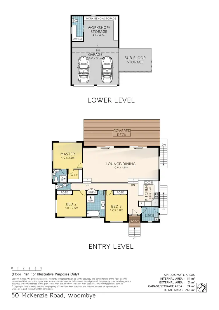 Floorplan of Homely house listing, 50 Mckenzie Rd, Woombye QLD 4559