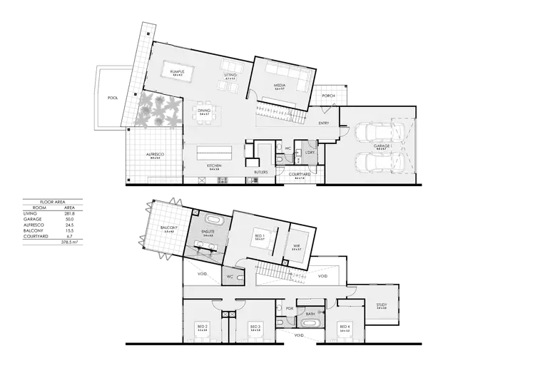 Floorplan of Homely house listing, 5 Meridien Dr, Maroochydore QLD 4558