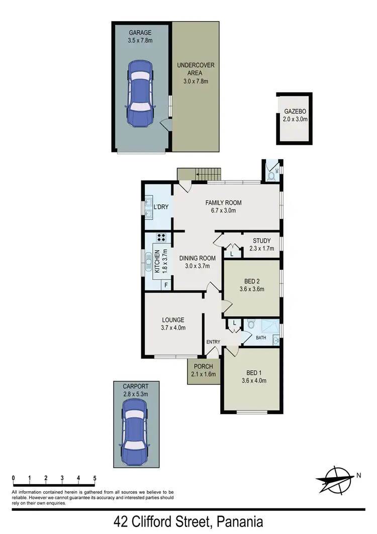 Floorplan of Homely house listing, 42 Clifford St, Panania NSW 2213