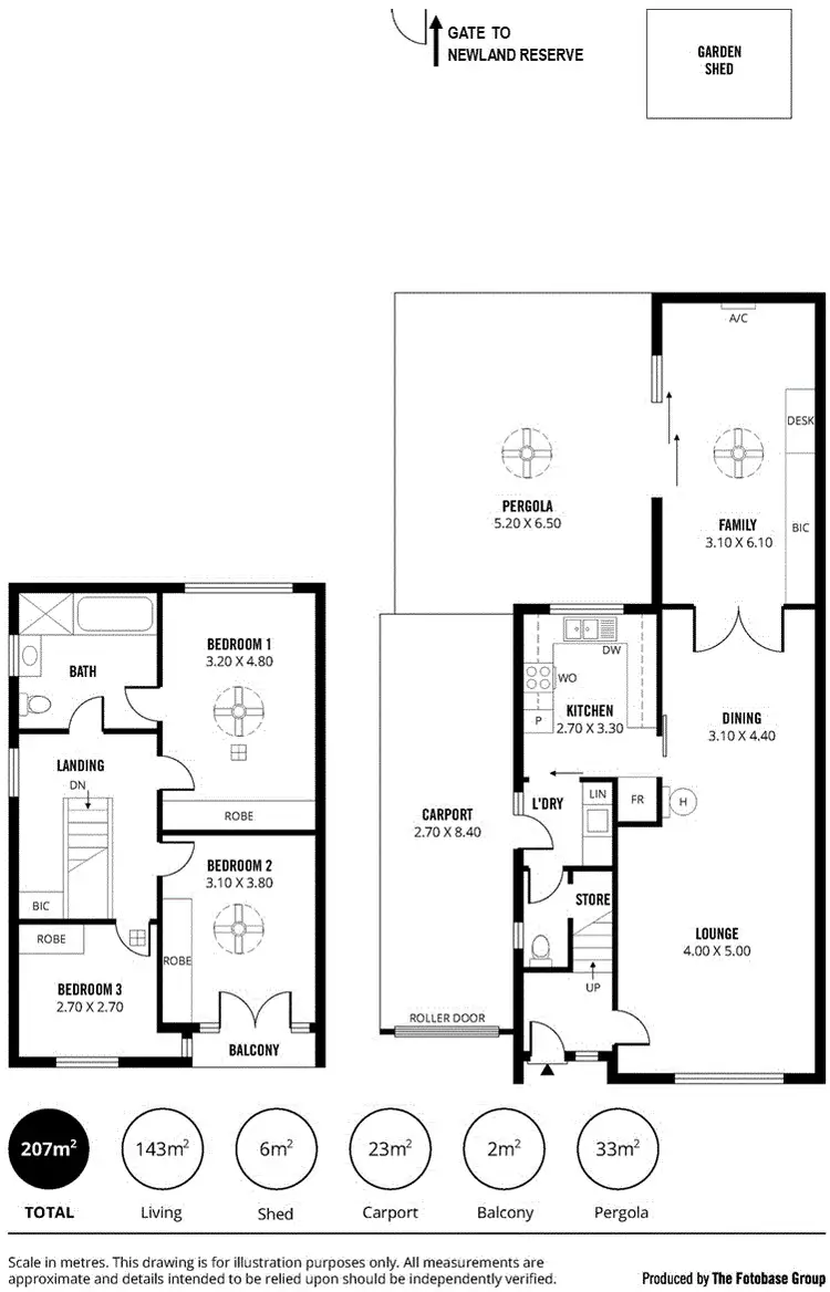 Floorplan of Homely house listing, 28A Cowan St, Erindale SA 5066