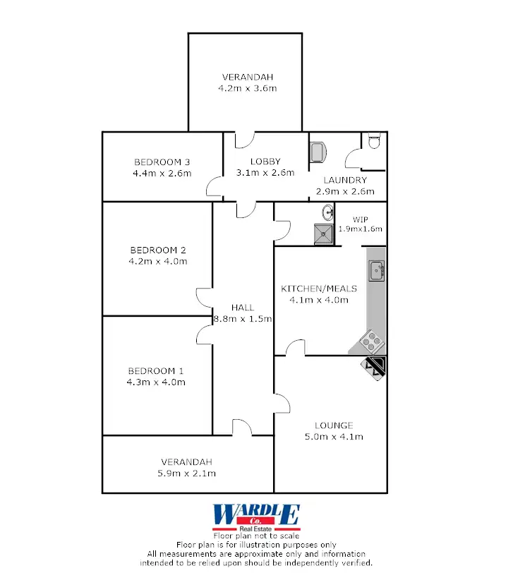 Floorplan of Homely house listing, 66 Mais Terrace, Crystal Brook SA 5523