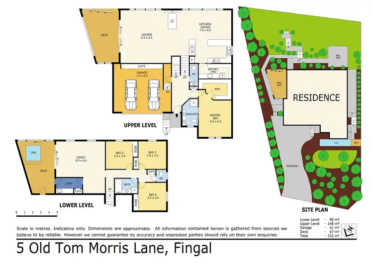 Floorplan of Homely house listing, 5 Old Tom Morris Lane, Fingal VIC 3939