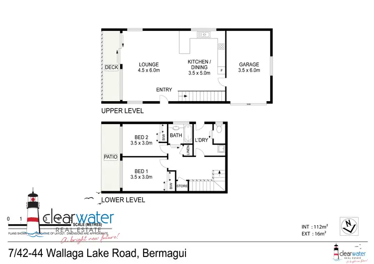 Floorplan of Homely townhouse listing, 7/42 - 44 Wallaga Lake Rd, Bermagui NSW 2546