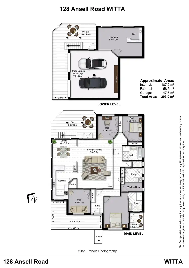 Floorplan of Homely house listing, 128 Ansell Rd, Witta QLD 4552