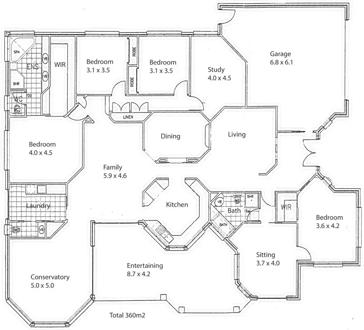 Floorplan of Homely house listing, 9 Bellfield Pl, Westlake QLD 4074