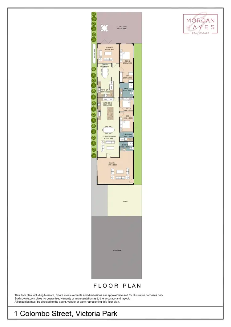 Floorplan of Homely house listing, 1 Colombo Street, Victoria Park WA 6100