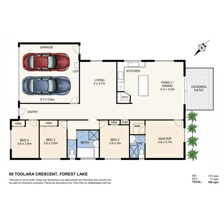Floorplan of Homely house listing, 69 Toolara Circuit, Forest Lake QLD 4078