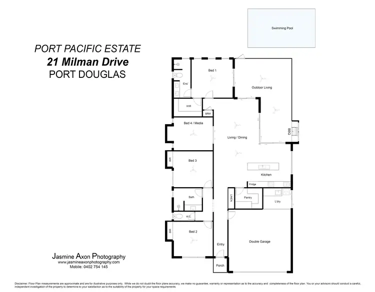 Floorplan of Homely house listing, 21 Milman Dr, Port Douglas QLD 4877