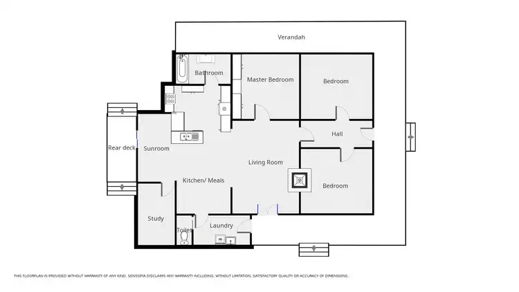Floorplan of Homely house listing, 43 Shirreff St, Stawell VIC 3380
