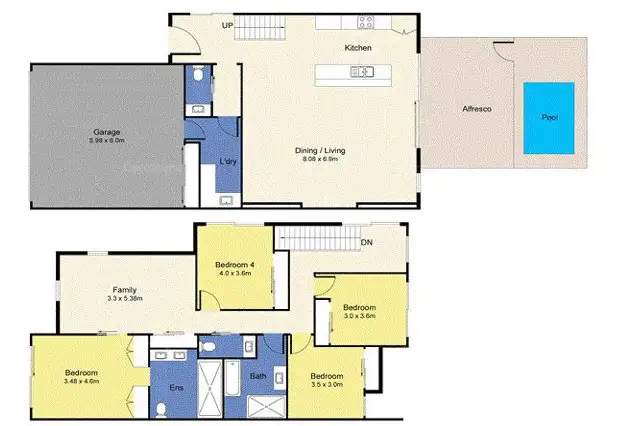 Floorplan of Homely house listing, 6 Langsford Cres, Maroochydore QLD 4558