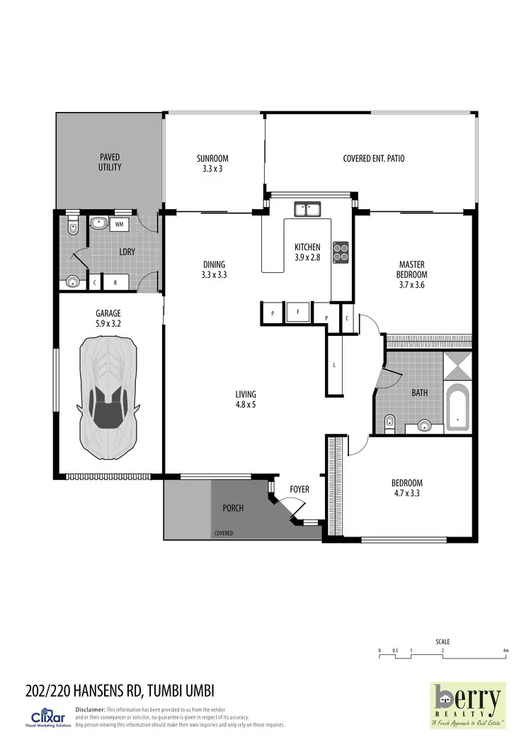 Floorplan of Homely retirement listing, Unit 202/220 Hansens Rd, Tumbi Umbi NSW 2261