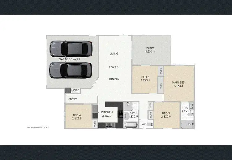 Floorplan of Homely house listing, 35A Perdita Street, Bellbird Park QLD 4300
