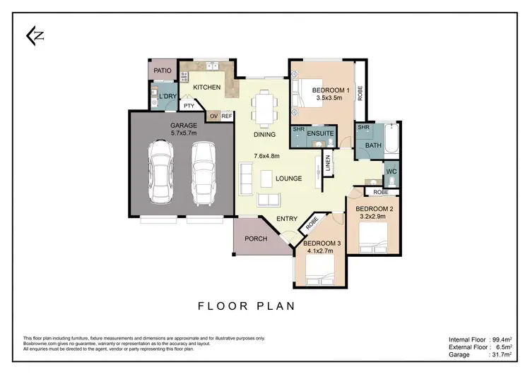 Floorplan of Homely unit listing, Unit 2/112 Ballina Rd, Alstonville NSW 2477