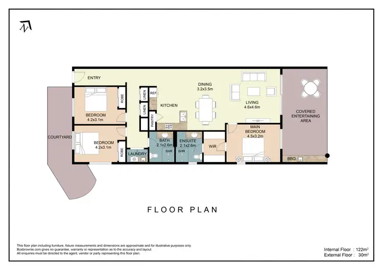 Floorplan of Homely townhouse listing, Unit 7/4-10 Grandview St, East Ballina NSW 2478