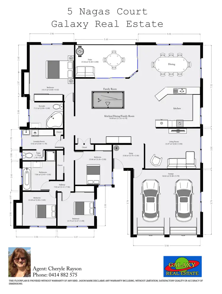 Floorplan of Homely house listing, 5 Nagas Ct, Bundaberg East QLD 4670