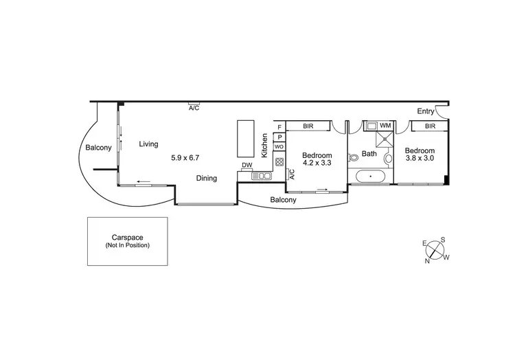 Floorplan of Homely apartment listing, Unit 5/48 Ormond Rd, Elwood VIC 3184