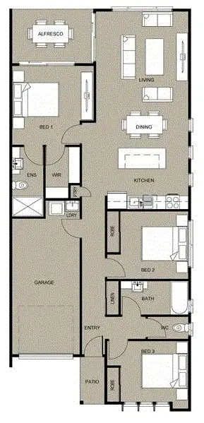 Floorplan of Homely house listing, 6 Honey St, Caloundra West QLD 4551