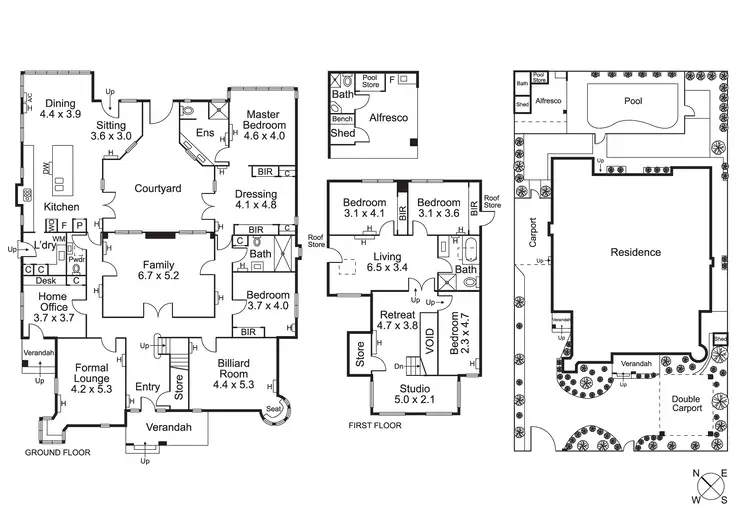 Floorplan of Homely house listing, 221 Church St, Brighton VIC 3186