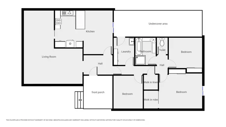 Floorplan of Homely house listing, 27 Franklin St, Stawell VIC 3380