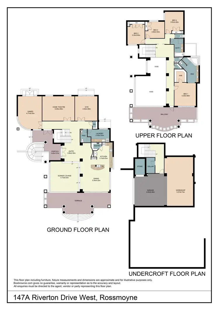 Floorplan of Homely house listing, 147A Riverton Drive West, Rossmoyne WA 6148