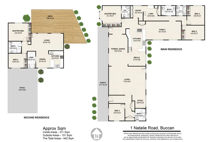 Floorplan of Homely rural property listing, 1 Natalie Rd, Buccan QLD 4207