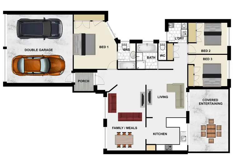 Floorplan of Homely house listing, 12 Mitchell Pl, Forest Lake QLD 4078