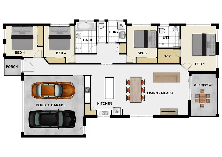 Floorplan of Homely house listing, 11 Elphinstone St, Doolandella QLD 4077