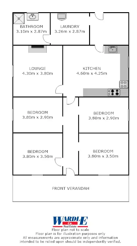 Floorplan of Homely house listing, 16 West Tce, Laura SA 5480