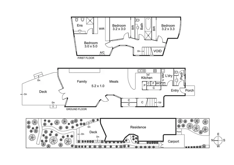Floorplan of Homely townhouse listing, 31A Davey Ave, Brighton East VIC 3187