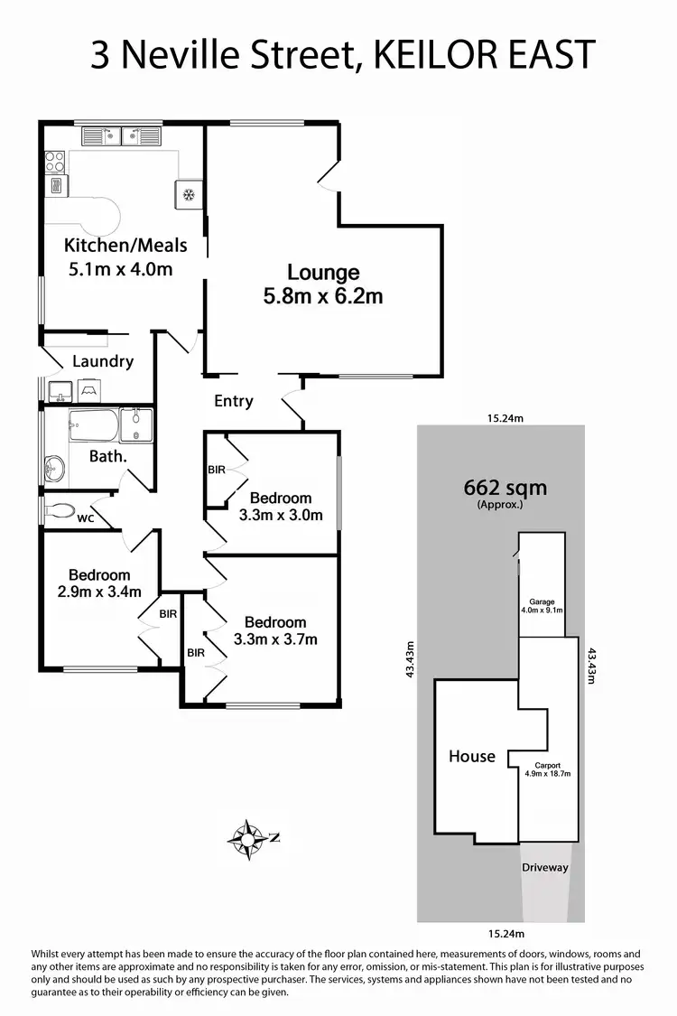 Floorplan of Homely house listing, 3 Neville Street, Keilor East VIC 3033