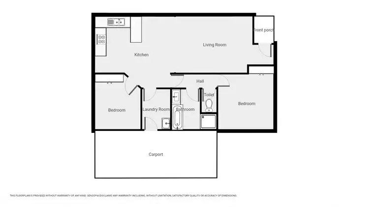 Floorplan of Homely unit listing, Unit 2/16-18 Church St, Stawell VIC 3380